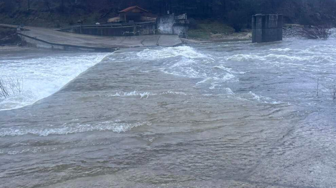 Arda Nehri'nin taşmasıyla  Ardino Beledi...