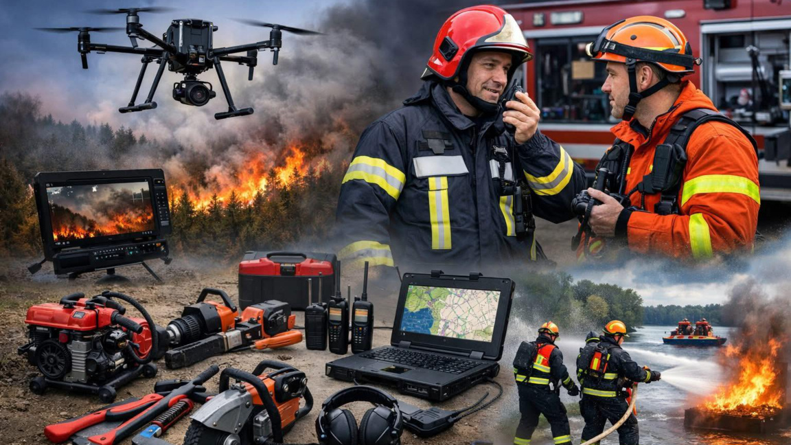 Нова екипировка и техника за пожарникарите в Бургас по европейски проект