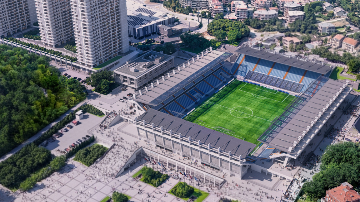 Стадион "Арена Варна" готов до октомври ...